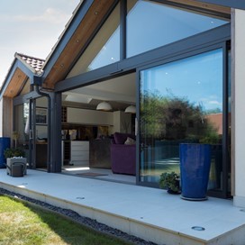 A seamless transition from inside to out with Origin’s Patio Door Sliders