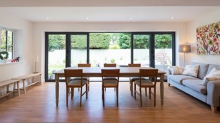 Bi-fold Doors Bring Hygge Living into this Surrey Home